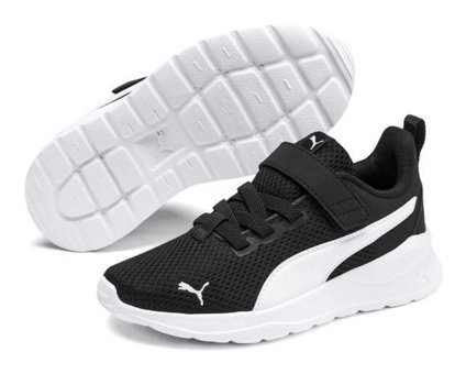 Puma Anzarun Lite AC PS 372009-01 Bağcıklı-Cırtlı Erkek Çocuk Günlük Ayakkabı Siyah