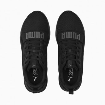 Puma Wired Run 389275-01 Ortopedik Bağcıklı Erkek Günlük Ayakkabı Siyah