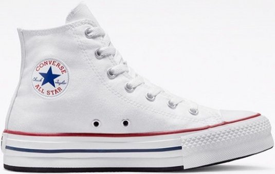 Converse Taylor All Star Lift Platform 272856C Ortopedik Bağcıklı Erkek Çocuk Günlük Ayakkabı Beyaz