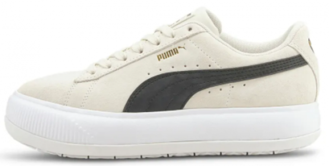 Puma Suede Mayu 380686-01 Ortopedik Bağcıklı Kadın Günlük Ayakkabı Krem