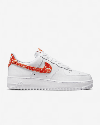 Nike Air Force 1 '07 DJ9942-102 Ortopedik Bağcıklı Kadın Basketbol Ayakkabısı Beyaz