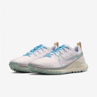 Nike React Pegasus Trail 4 DJ6159-600 Bağcıklı Kadın Koşu Ayakkabısı Beyaz