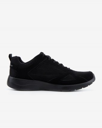 Skechers Dynamight 2.0 Fallford S58363-BBK Ortopedik Bağcıklı Erkek Antrenman Ayakkabısı Siyah