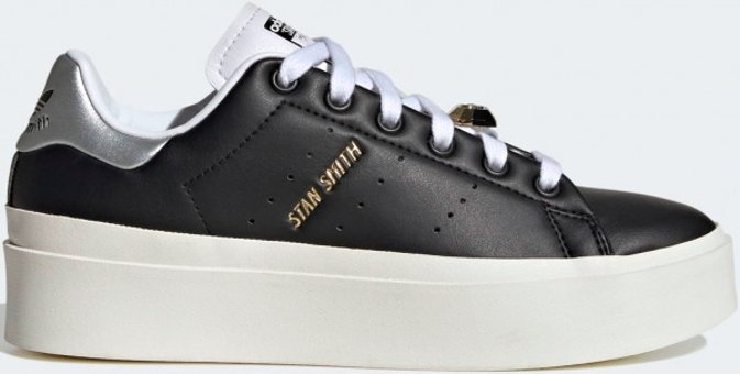 Adidas Stan Smith Bonega HQ4253 Bağcıklı Kadın Günlük Ayakkabı Siyah