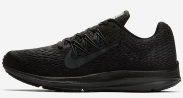 Nike Zoom Winflo 5 AA7406-002 Bağcıklı Erkek Günlük Ayakkabı Siyah