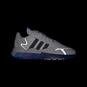 Adidas Nite Jogger H01716 Ortopedik Bağcıklı Erkek Günlük Ayakkabı Gri
