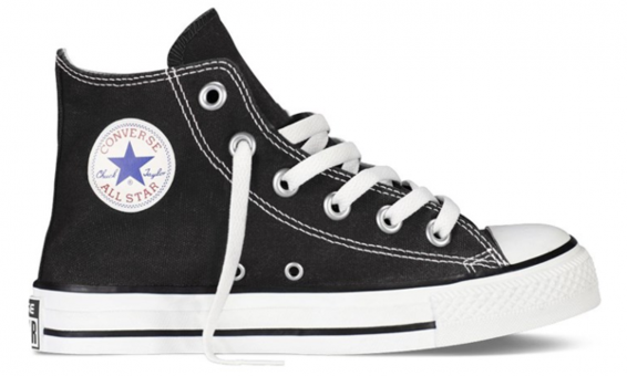 Converse Chuck Taylor All Star 3 J 231 C Bağcıklı Erkek Çocuk Günlük Ayakkabı Siyah