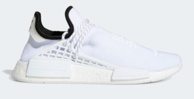 Adidas Hu Nmd GY0092 Ortopedik Bağcıklı Erkek Günlük Ayakkabı Beyaz