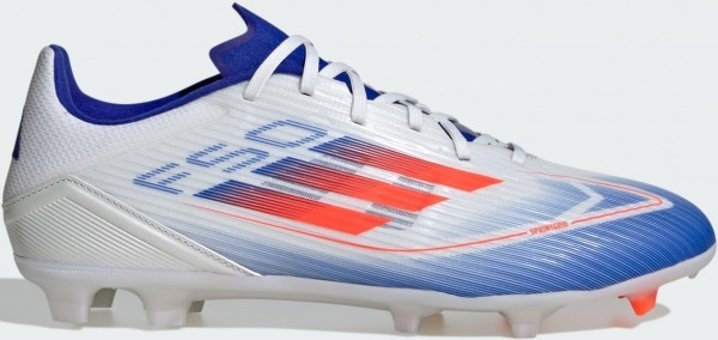 Adidas F50 League FG/MG IE0601 Bağcıklı Çivili Krampon Beyaz