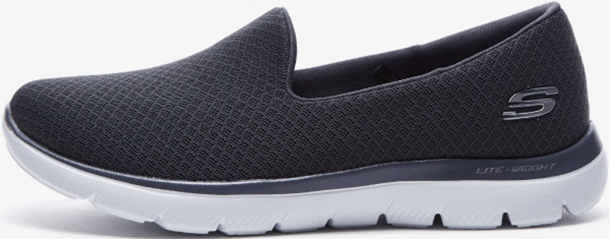 Skechers Summits 896123TK-CHAR Ortopedik Bağcıksız Kadın Yürüyüş Ayakkabısı Antrasit