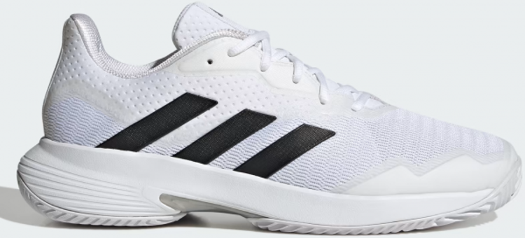 Adidas Courtjam Control ID1538 Ortopedik Bağcıklı Adiwear Erkek Tenis Ayakkabısı Beyaz