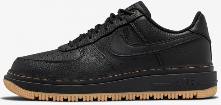Nike Air Force 1 Luxe DB4109-001 Bağcıklı Erkek Günlük Ayakkabı Siyah