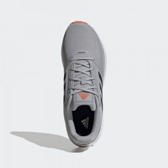 Adidas Run Falcon 2.0 GV9558 Ortopedik Bağcıklı Erkek Koşu Ayakkabısı Gri