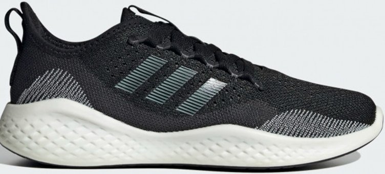 Adidas Fuildflow 2.0 GX8286 Ortopedik Bağcıklı Kadın Koşu Ayakkabısı Siyah