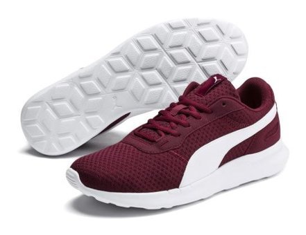 Puma ST Activate 369122-06 Bağcıklı Erkek Günlük Ayakkabı Bordo