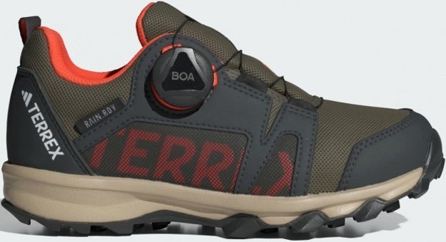 Adidas Terrex Agravic Boa RAIN.RDY ID0870 Ortopedik Su Geçirmez Akıllı Bağcıklı Traxion Erkek Çocuk Koşu Ayakkabısı Mavi