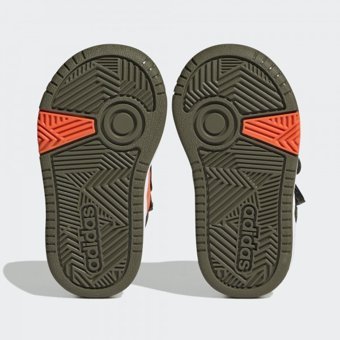 Adidas Hoops Mid Lifestyle GW4480 Cırtlı Erkek Çocuk Günlük Ayakkabı Gri