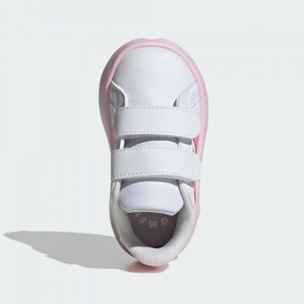 Adidas Grand Court 2.0 ID0741 Ortopedik Cırtlı Eva Kız Çocuk Günlük Ayakkabı Beyaz