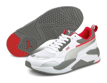 Puma Scuderia Ferrari Race X-Ray 2 306953-02 Bağcıklı Erkek Günlük Ayakkabı Beyaz