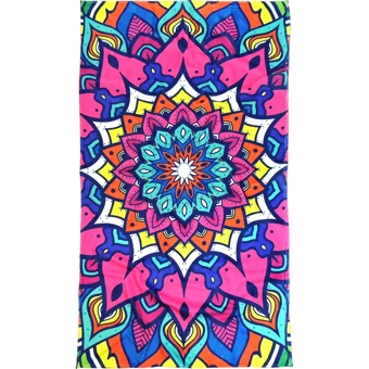 Hamur Mandala Plaj Havlusu Mor