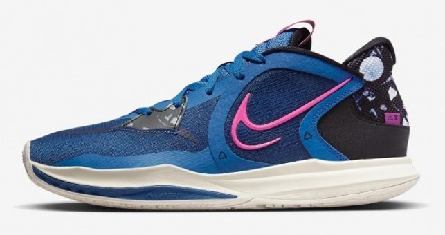 Nike Kyrie Low 5 DJ6012-400 Ortopedik Bağcıklı Erkek Basketbol Ayakkabısı Mavi