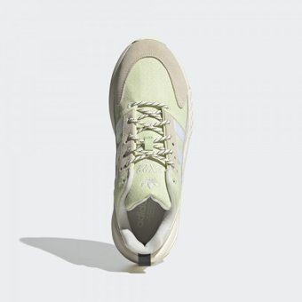 Adidas ZX 22 Boost GY5271 Ortopedik Bağcıklı Erkek Koşu Ayakkabısı Yeşil