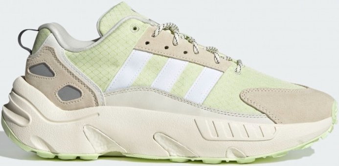 Adidas ZX 22 Boost GY5271 Ortopedik Bağcıklı Erkek Koşu Ayakkabısı Yeşil