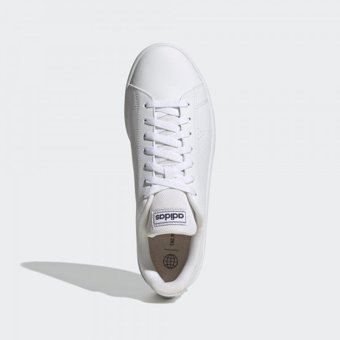 Adidas Advantage Base Court Lifestyle GW2064 Ortopedik Bağcıklı Erkek Günlük Ayakkabı Beyaz