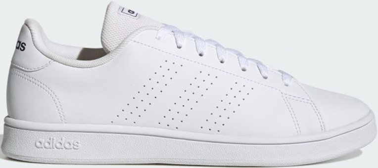 Adidas Advantage Base Court Lifestyle GW2064 Ortopedik Bağcıklı Erkek Günlük Ayakkabı Beyaz