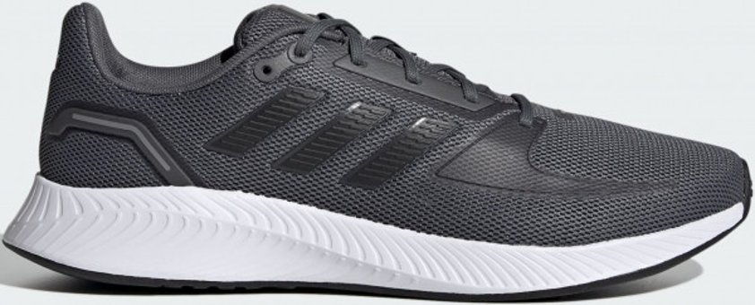 Adidas Run Falcon 2.0 FY8741 Ortopedik Bağcıklı Erkek Koşu Ayakkabısı Gri