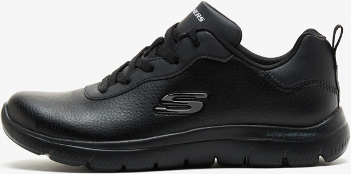 Skechers Summits 896170TK-BBK Ortopedik Bağcıklı Kadın Günlük Ayakkabı Siyah