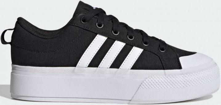 Adidas Bravada 2.0 Platform IE2310 Ortopedik Bağcıklı Kadın Günlük Ayakkabı Siyah
