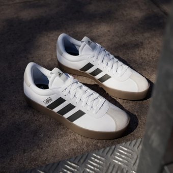 Adidas VL Court 3.0 ID6285 Bağcıklı Erkek Günlük Ayakkabı Beyaz