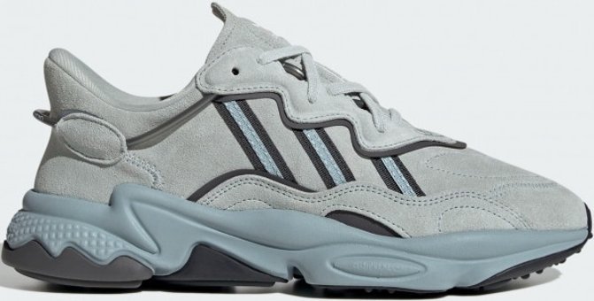 Adidas Ozweego HP6388 Ortopedik Bağcıklı Erkek Günlük Ayakkabı Gri