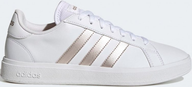 Adidas Grand Court TD Lifestyle Court GW9263 Bağcıklı Kadın Günlük Ayakkabı Beyaz