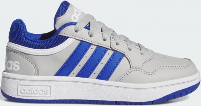 Adidas Hoops IG3833 Bağcıklı Erkek Çocuk Günlük Ayakkabı Gri