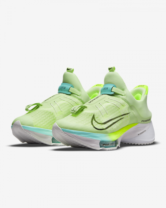 Nike Air Zoom Tempo Next% FlyEaseext CZ2853-700 Ortopedik Bağcıklı Kadın Koşu Ayakkabısı Yeşil