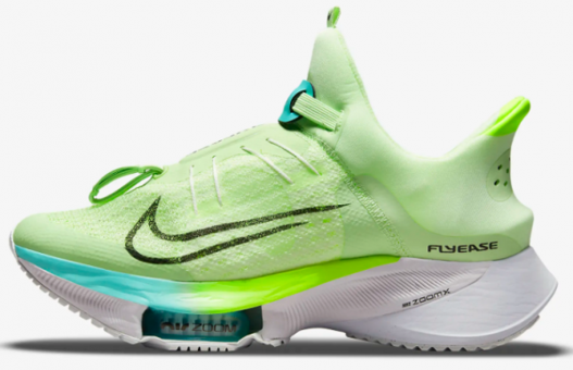 Nike Air Zoom Tempo Next% FlyEaseext CZ2853-700 Ortopedik Bağcıklı Kadın Koşu Ayakkabısı Yeşil