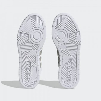 Adidas Hoops 3.0 Mid Lifestyle HP7940 Bağcıklı Erkek Günlük Ayakkabı Beyaz