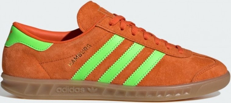 Adidas Hamburg IH5460 Bağcıklı Kadın Günlük Ayakkabı Turuncu