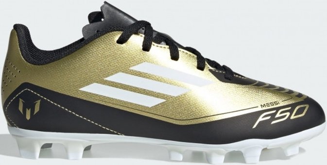 Adidas F50 Club FXG Messi IG9319 Bağcıklı Çivili Krampon Altın