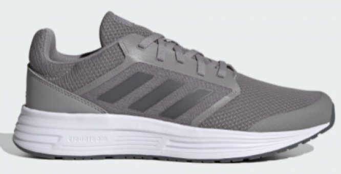 Adidas Galaxy 5 FW5714 Ortopedik Bağcıklı Erkek Koşu Ayakkabısı Gri