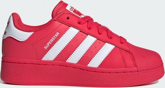 Adidas Superstar XLG IE2986 Bağcıklı Kadın Günlük Ayakkabı Kırmızı