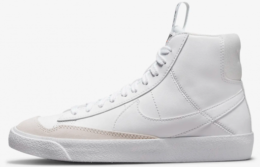 Nike Blazer Mid '77 SE D DH8640-102 Bağcıklı Erkek Çocuk Günlük Ayakkabı Beyaz