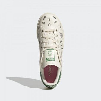 Adidas Stan Smith X André Saraiva GY1786 Bağcıklı Erkek Çocuk Günlük Ayakkabı Beyaz