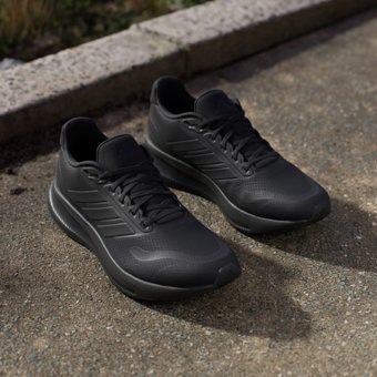 Adidas Runfalcon 5 IE8812 Ortopedik Bağcıklı Adiwear Unisex Koşu Ayakkabısı Siyah