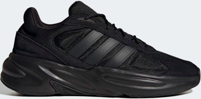 Adidas Ozelle Cloudfoam GX6767 Ortopedik Bağcıklı Erkek Koşu Ayakkabısı Siyah