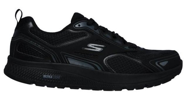 Skechers Go Run Consistent 220034-BKCC Ortopedik Bağcıklı Erkek Koşu Ayakkabısı Siyah