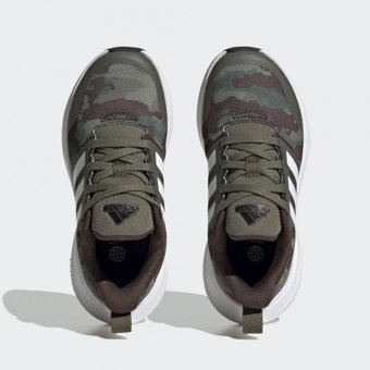 Adidas FortaRun 2.0 Cloudfoam IE1972 Ortopedik Bağcıklı Erkek Çocuk Koşu Ayakkabısı Haki
