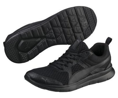 Puma Flex Essential 365268-09 Ortopedik Bağcıklı Unisex Antrenman Ayakkabısı Siyah